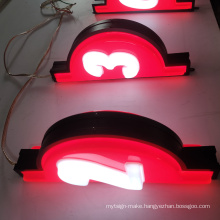 Custom led signs outdoor advertising lightbox vacuum forming outdoor light box signs